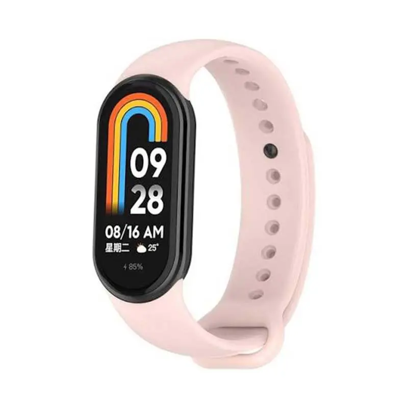 Xiaomi Band 10  Smart Band With Silicone Band - Pink Side
